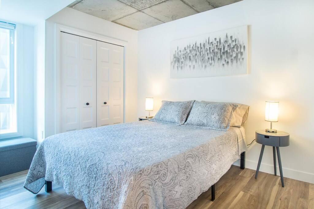 Condo Chic, Centre-Ville Piscine, Terrasse, Gym Quebec City Luaran gambar